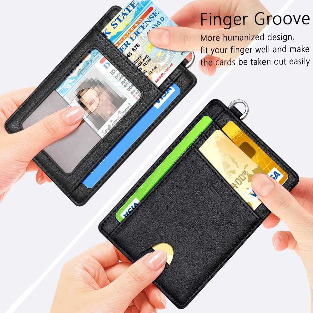 Slim Minimalist Front Pocket Wallet — RFID Blocking - Image 3
