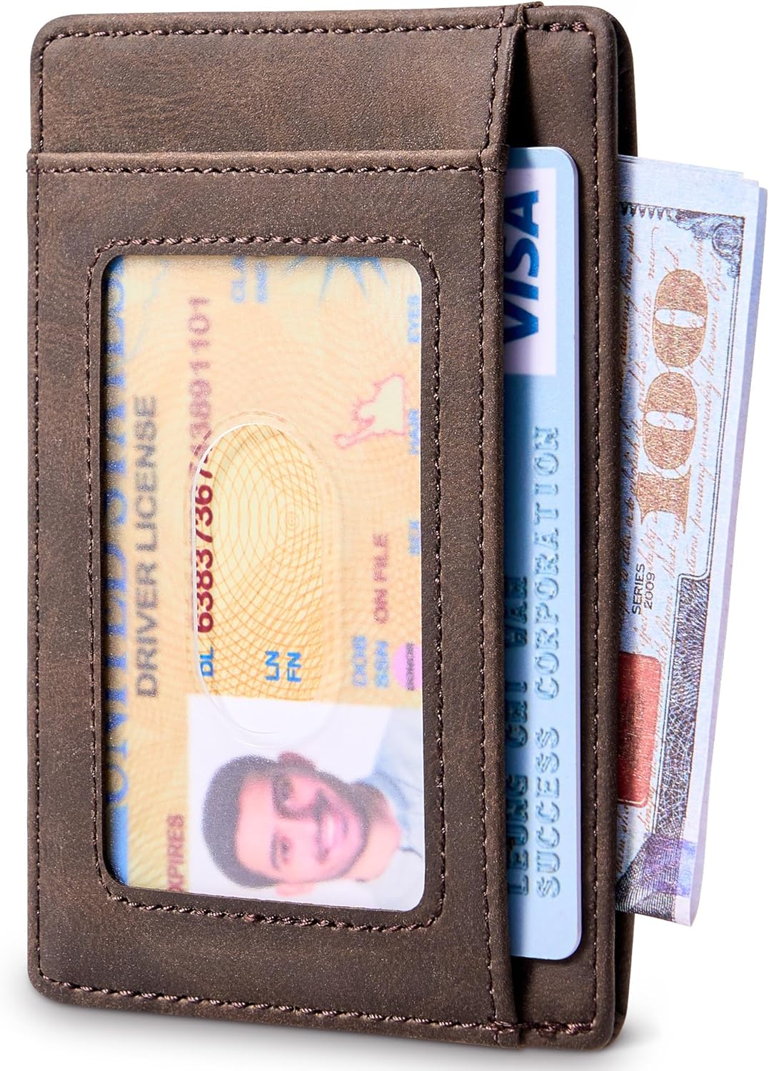 Ultra-Thin Front Pocket Wallet — RFID Blocking, Minimalist - Image 2