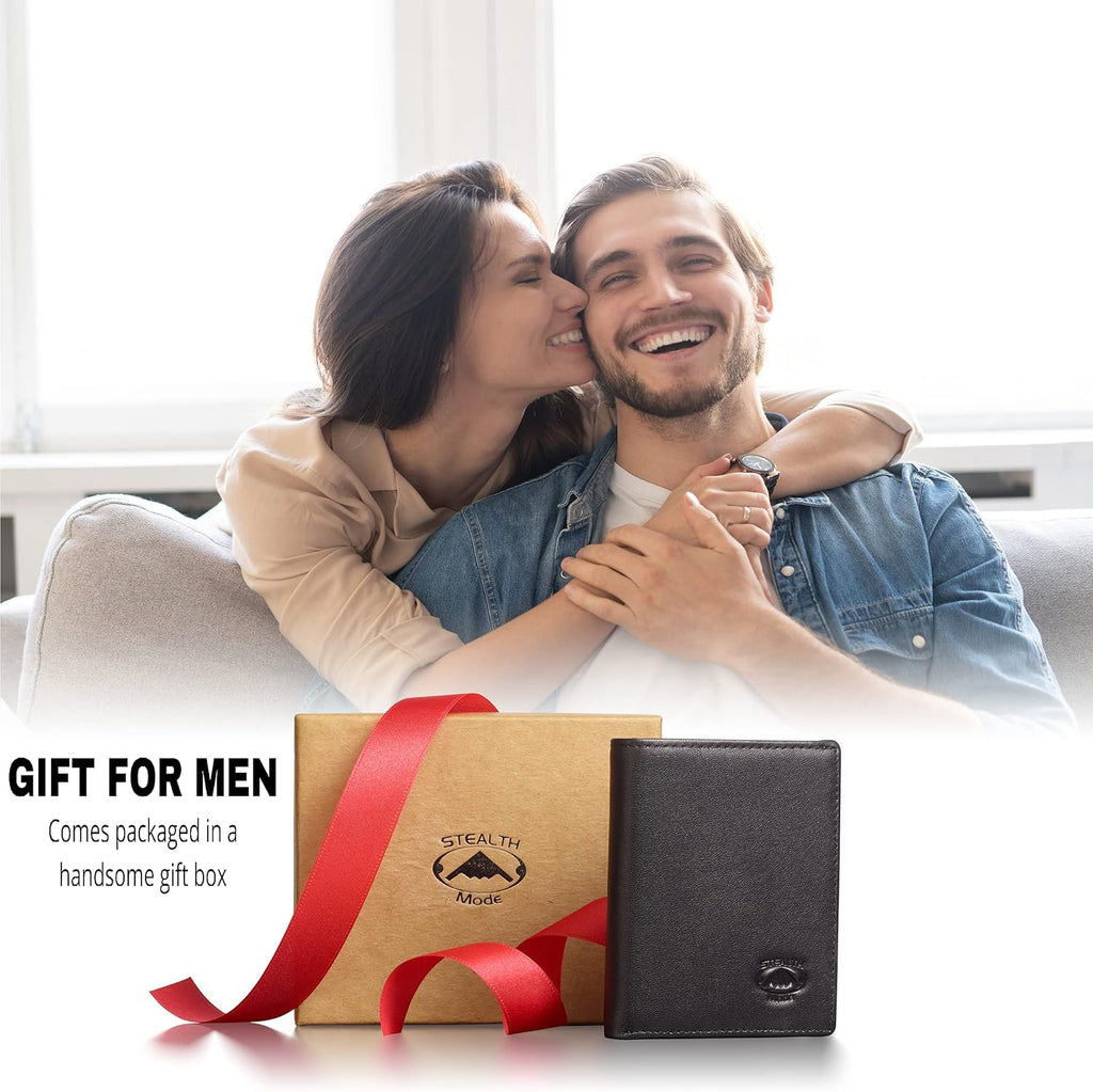 Men's Trifold Wallet — RFID Blocking, Flip-Out ID Holder - Image 5