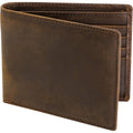 Men's Top Grain Bifold Wallet — RFID Blocking, Extra Capacity
